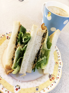 ふじっ子煮!昆布と卵のサンドイッチ-レシピのメイン写真