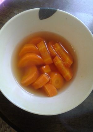 レンジで！人参のコンソメ煮　つけあわせに-レシピのメイン写真
