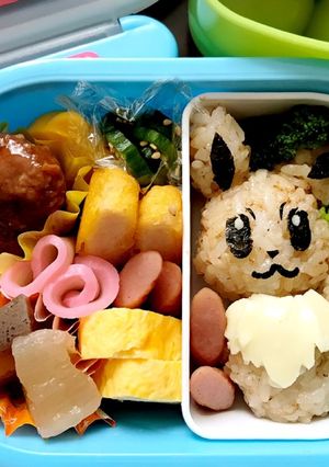 簡単キャラ弁★ポケモンのイーブイ-レシピのメイン写真