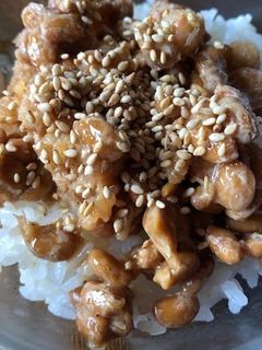 納豆と大豆味噌のまぜご飯-レシピのメイン写真