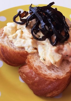 ふじっ子煮♪やみつき玉子昆布パン-レシピのメイン写真