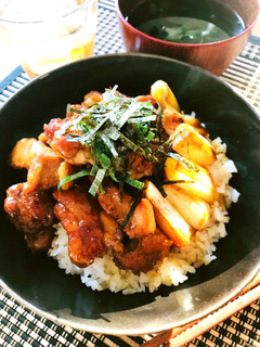 ニュースに掲載☆家庭の美味しい焼き鳥丼-レシピのメイン写真