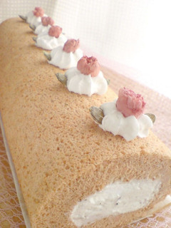 春香る✿桜ロールケーキ*2-レシピのメイン写真