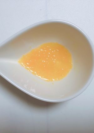 【離乳食 中期】みかん 電子レンジ使用-レシピのメイン写真