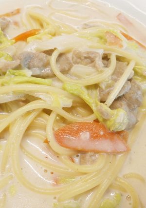 めっけもん♪簡単クリームパスタ-レシピのメイン写真