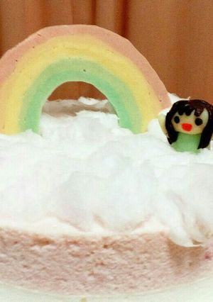 いちごとヨーグルトのムースケーキ　雲の上-レシピのメイン写真