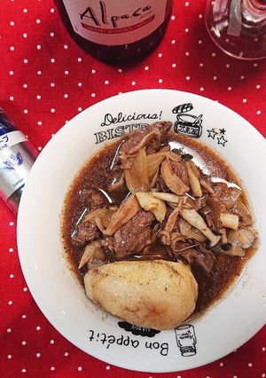 牛肩ロースのワイン煮込み-レシピのメイン写真