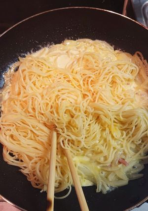 簡単カルボナーラ-レシピのメイン写真