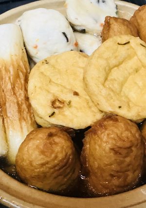 めんつゆだしの浅ゆでおでん●うどん入り-レシピのメイン写真