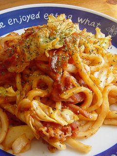 げんきがでる! 赤い 焼きうどん-レシピのメイン写真