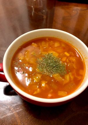 簡単 ミネストローネスープ-レシピのメイン写真