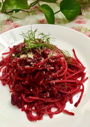 ビーツdeパスタ-レシピのメイン写真