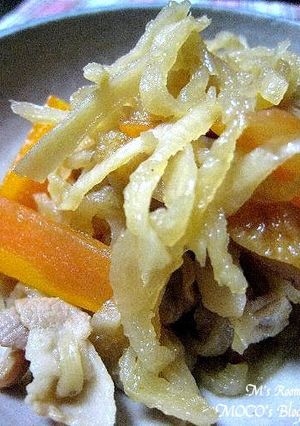 千切り大根の煮物-レシピのメイン写真