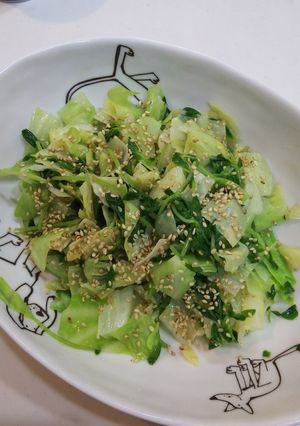 簡単❗️キャベツと豆苗のナムル-レシピのメイン写真