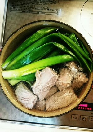 寝てる間に簡単牛スジ肉の下処理。-レシピのメイン写真