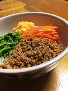 鶏そぼろ丼-レシピのメイン写真