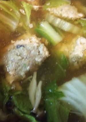 簡単定番・鰯のつみれ汁(蕎麦つゆ)-レシピのメイン写真