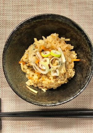 ＊牡蠣の簡単炊き込みご飯＊-レシピのメイン写真