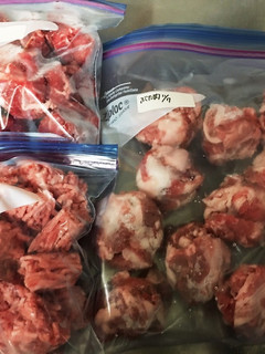 肉の冷凍の仕分け方-レシピのメイン写真