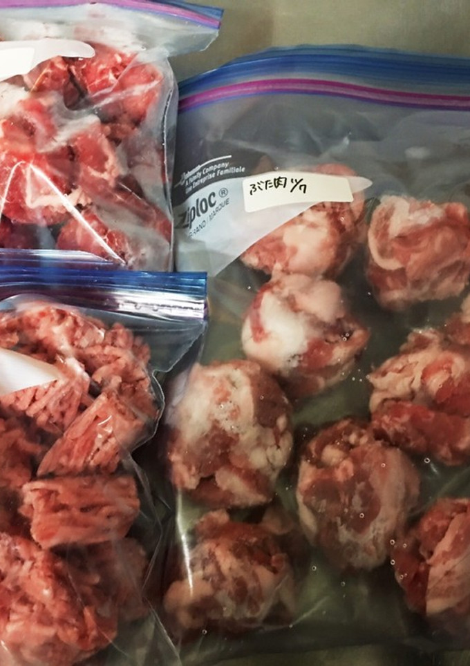 肉の冷凍の仕分け方-レシピのメイン写真
