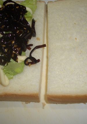 ゴマ昆布トースト-レシピのメイン写真