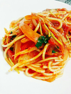 トマト缶を使った野菜のパスタ-レシピのメイン写真