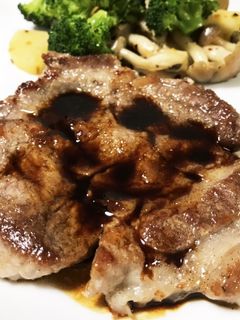 ポークソテーバルサミコソース-レシピのメイン写真