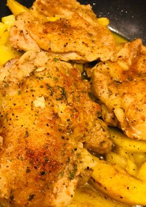 チキンとポテトのイタリアンハーブソテー-レシピのメイン写真
