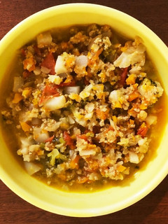離乳食後期 お肉と野菜のトマト煮-レシピのメイン写真