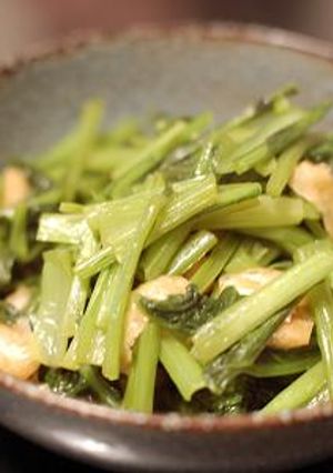 かぶの葉と油あげのお惣菜-レシピのメイン写真