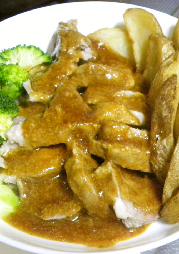 煮豚のデミグラ風ソース掛け-レシピのメイン写真