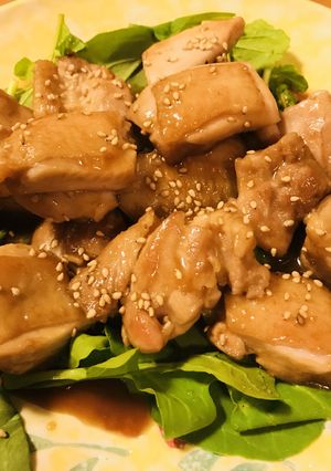鶏むね肉のあまから味噌炒め-レシピのメイン写真