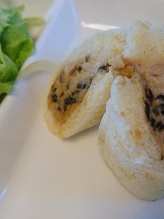 ごま昆布と豆サラダのラップサンド-レシピのメイン写真