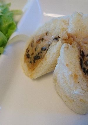 ごま昆布と豆サラダのラップサンド-レシピのメイン写真