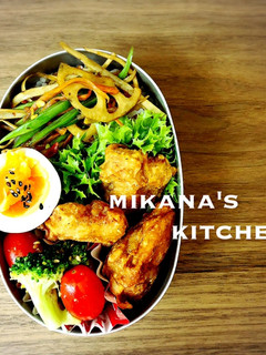 娘弁♪♪女子弁♪♪唐揚げ弁当♪♪-レシピのメイン写真