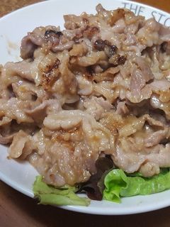 豚バラ肉の味噌生姜焼き-レシピのメイン写真