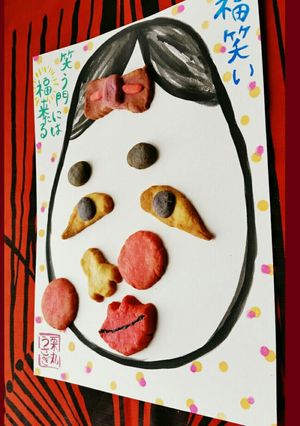 おもしろ福笑いクッキー-レシピのメイン写真