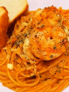 初めての有頭えびのトマトクリームパスタ-レシピのメイン写真