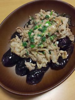 揚げなすの肉味噌のせ-レシピのメイン写真