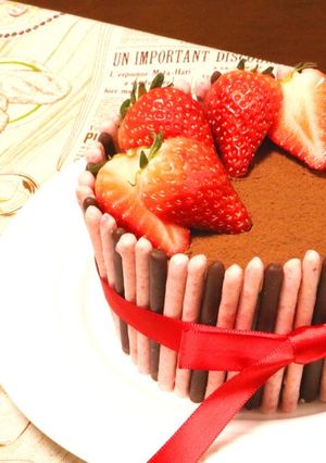 ポッキーの日に♪ティラミスポッキーケーキ-レシピのメイン写真