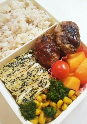 お弁当(11/8)ミニハンバーク-レシピのメイン写真