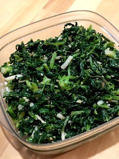 大根の間引き菜の炒め煮(ふりかけ)-レシピのメイン写真