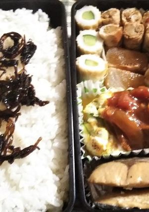 余りお鍋のリメイクお弁当-レシピのメイン写真