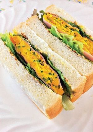 かぼちゃサラダのブランチサンド-レシピのメイン写真