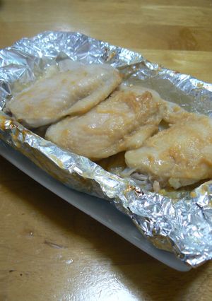鶏手羽先のみそホイル焼き-レシピのメイン写真