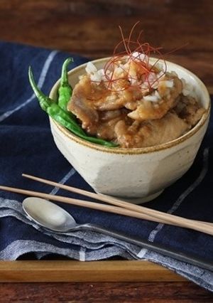 甘辛だれのジューシー豚みそ丼-レシピのメイン写真