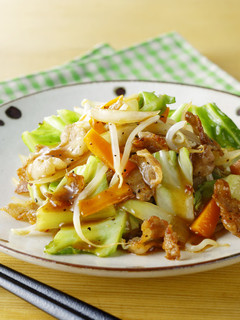15分で簡単 ソースで作る野菜炒め-レシピのメイン写真