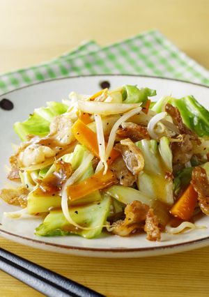 15分で簡単　ソースで作る野菜炒め-レシピのメイン写真