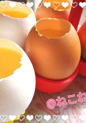 卵殻器のプリン-レシピのメイン写真