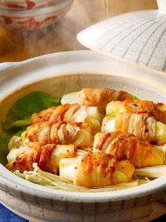 寒くなる時期に! 豚肉ともちの蒸し鍋-レシピのメイン写真